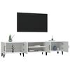 vidaXL Meuble TV Blanc 180x31,5x40 cm Bois d'ing&eacute;nierie