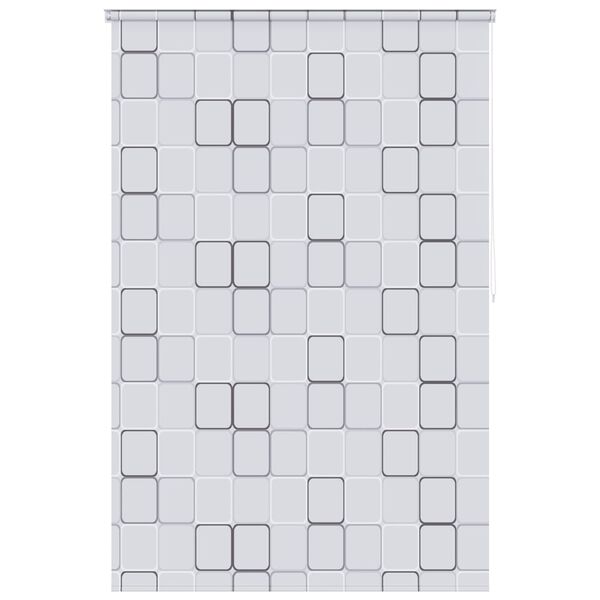 vidaXL Store roulant de douche 160x240 cm Carr&eacute;