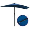 vidaXL Parasol de jardin Azur 294 x 150 x 224 cm Polyester et Acier