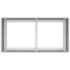 vidaXL Jardini&egrave;re 80x40x40 cm acier galvanis&eacute;