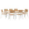 vidaXL Ensemble de salle &agrave; manger pour jardin 9 pc