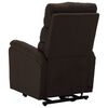 vidaXL Fauteuil Marron fonc&eacute; Tissu