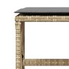 vidaXL Ensemble &agrave; manger de jardin et coussins 17 pcs m&eacute;lange beige