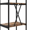 vidaXL &Eacute;tag&egrave;re Bois ancien 40 x 30 x 109 cm Bois d'ing&eacute;nierie