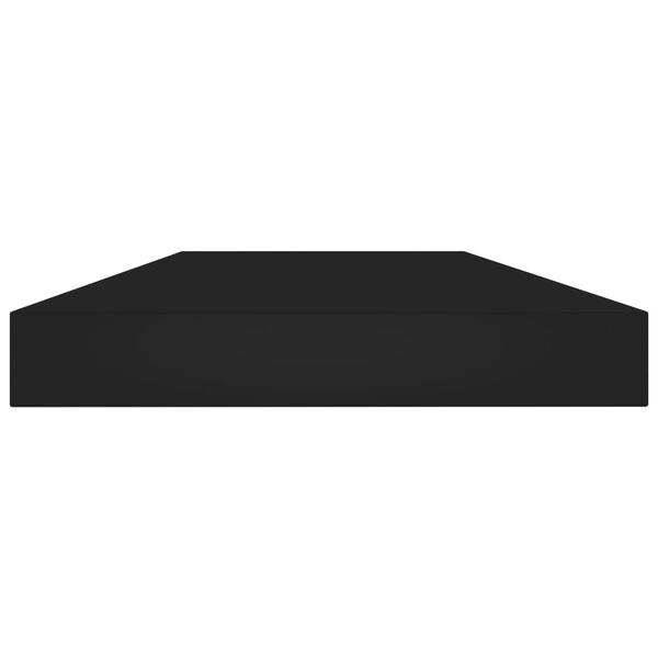 vidaXL Panneaux de biblioth&egrave;que 8 pcs noir bois d&rsquo;ing&eacute;nierie