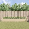 vidaXL Jardini&egrave;re Ivoire 195 x 100 x 45 cm Acier galvanis&eacute;