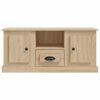 vidaXL Meuble TV ch&ecirc;ne sonoma 100x35,5x45 cm bois d'ing&eacute;nierie