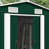 vidaXL Abri de jardin 257x392x181 cm M&eacute;tal Vert