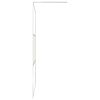 vidaXL Paroi de douche &agrave; l'italienne &agrave; verre ESG pierre 90x195 cm