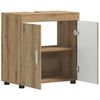 vidaXL Ensemble d'armoire de salle de bain TULUM Ch&ecirc;ne artisanal