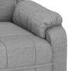 vidaXL Fauteuil de massage Gris clair Tissu