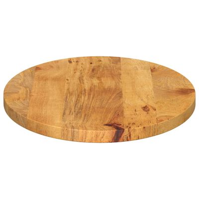 vidaXL Dessus de table 80x40x2,5 cm ovale bois massif de manguier
