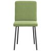 vidaXL Chaises à manger lot de 2 Vert clair Velours