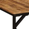 vidaXL Table &agrave; manger 200x100x75 cm bois de manguier massif brut