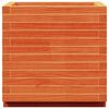 vidaXL Jardini&egrave;re cire marron 50x50x49,5 cm bois de pin massif
