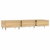 vidaXL Meuble TV ch&ecirc;ne sonoma 150x36x30 cm bois d'ing&eacute;nierie