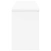 vidaXL Porte-manteau mural Blanc 80 x 20 x 30 cm Bois d'ing&eacute;nierie