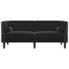 vidaXL Canap&eacute; Noir 174 x 74,5 x 70,5 cm Velours