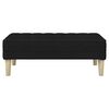 vidaXL banc Noir 113 x 57 x 39 cm tissu