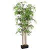 vidaXL Bambou artificiel 1095 feuilles 150 cm vert