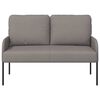 vidaXL Canap&eacute;s avec coussin 110cm Taupe Contreplaqu&eacute;