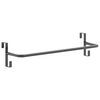 vidaXL Support de tapis de selle noir fer