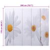 vidaXL Cloison de s&eacute;paration pliable 200 x 170 cm Fleur