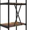 vidaXL &Eacute;tag&egrave;re Ch&ecirc;ne fum&eacute; 40 x 30 x 183 cm Bois d'ing&eacute;nierie