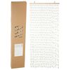 H&S Collection Rideau de porte 90x200 cm bambou multicolore