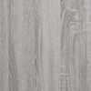 vidaXL Table console sonoma gris 100x35,5x75 cm bois d'ingénierie