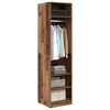 vidaXL Armoire Bois ancien 50 x 50 x 200 cm Bois d'ing&eacute;nierie