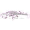 vidaXL Cadre de lit sans matelas 90x200 cm bois de pin massif