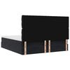 VidaXL Cadre de lit ottoman avec matelas noir 160x200 cm velours