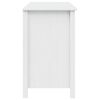 vidaXL Bureau avec tiroirs Hill Blanc 100 x 45 x 74 cm Pin massif