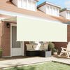 vidaXL Auvent R&eacute;tractable Cr&egrave;me 350 x 200 cm Polyester et Aluminium