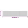 vidaXL Tapis rectangulaire naturel clair 60x300 cm bambou