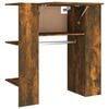 vidaXL Armoire de couloir Ch&ecirc;ne fum&eacute; 97,5x37x99 cm Bois d'ing&eacute;nierie