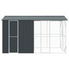 vidaXL Cage pour oiseaux Anthracite 430 x 208 x 247 cm Acier galvanis&eacute;