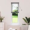 vidaXL Store de Fen&ecirc;tre avec des rideaux Gris fonc&eacute; Aluminium