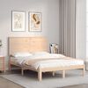 vidaXL Cadre de lit sans matelas bois de pin massif