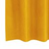 vidaXL Rideaux occultants 2 pcs Jaune moutarde 140 x 225 cm Velours
