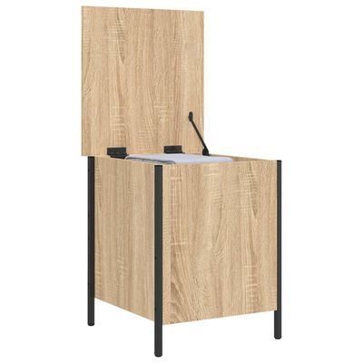 vidaXL Banc de rangement chêne sonoma 40x42,5x50 cm bois d'ingénierie