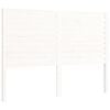 vidaXL Cadre de lit sans matelas blanc 140x200 cm bois massif