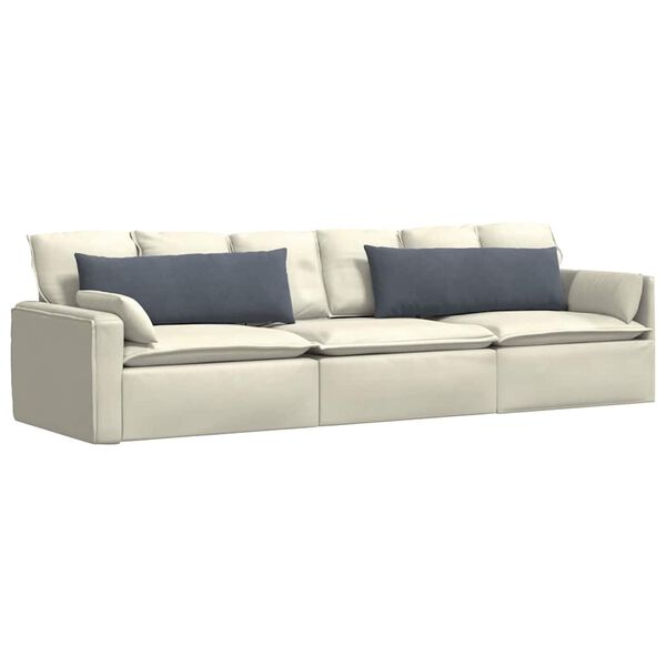 vidaXL Coussins de canap&eacute; 2 pcs Gris fonc&eacute; 120 x 40 cm