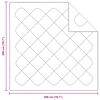 vidaXL Duvet d'&eacute;t&eacute; simple avec oreiller 3 pcs Blanc Microfibre