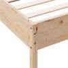 vidaXL Lit biblioth&egrave;que sans matelas 75x190 cm bois de pin massif