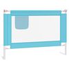 vidaXL Barri&egrave;re de s&eacute;curit&eacute; de lit enfant Bleu 90x25 cm Tissu