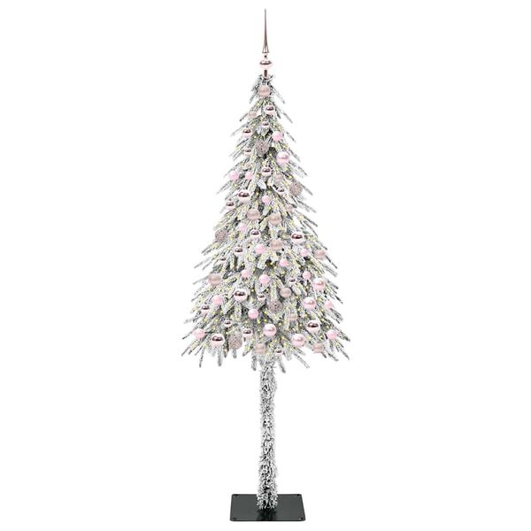 vidaXL Sapin de No&euml;l avec 300 LED Blanc 210 cm PE et Acier