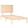 vidaXL Cadre de lit sans matelas 100x200 cm bois massif de pin