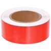 vidaXL Bande r&eacute;fl&eacute;chissante Rouge 5 cmx20 m PVC
